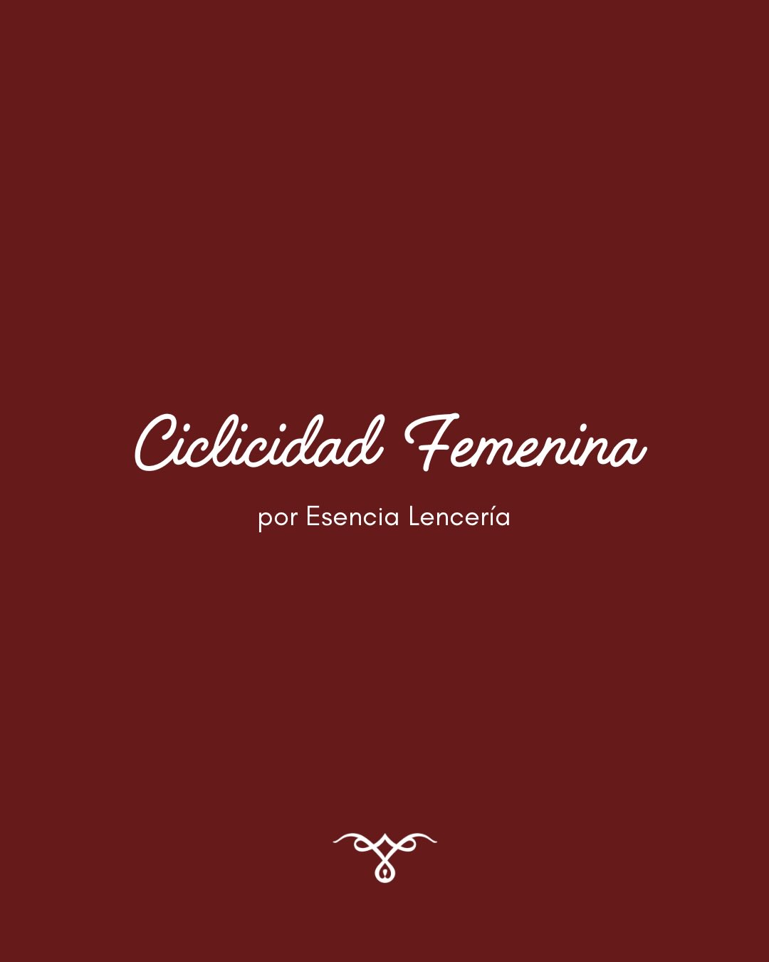 Nos vemos hoy y mañana con nuestra primer charla “Ciclicidad Femenina” 🌸🩸